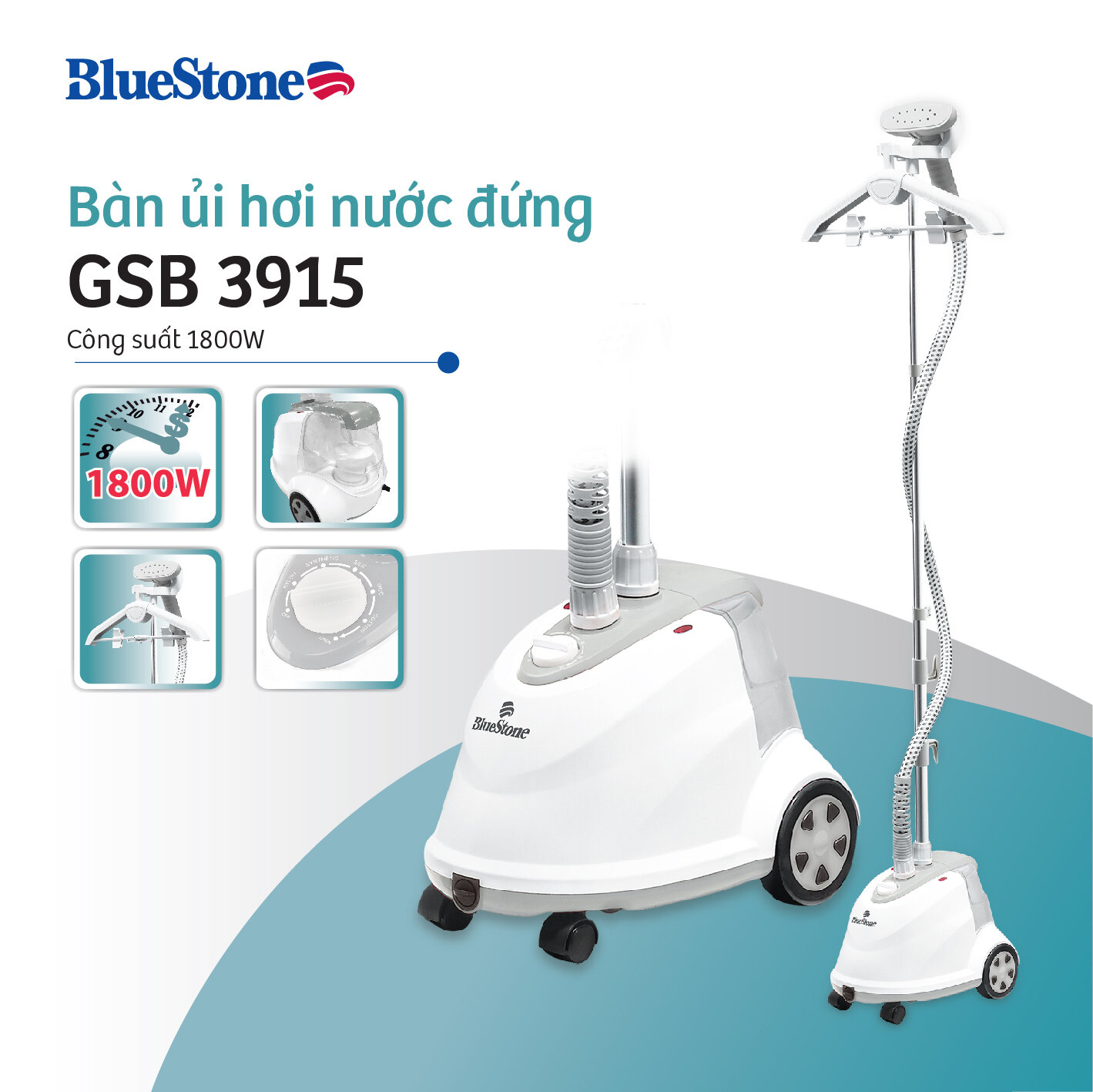 Bàn là cây Bluestone GSB-3915 (1800W)