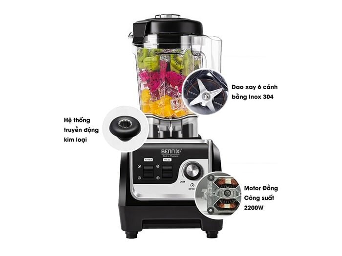 Máy xay sinh tố có chất liệu cao cấp 