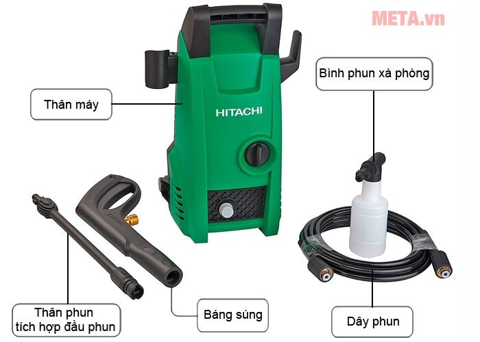 Máy phun xịt áp lực Hitachi AW100