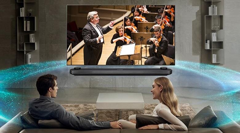 Smart Tivi OLED LG 77W8PTA 77 inch 4K, TV dán tường