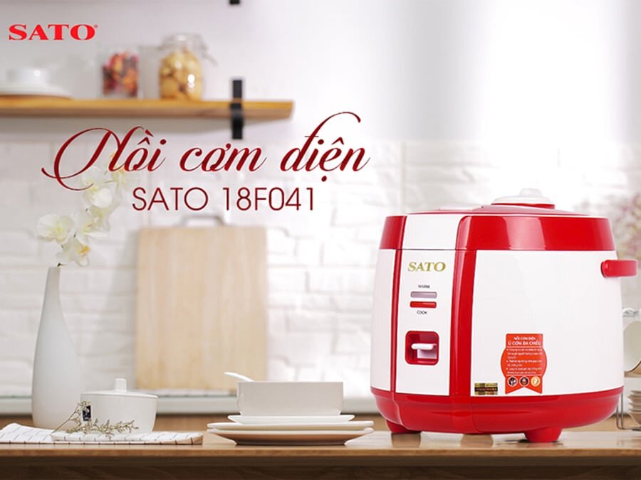 Vỏ nồi bằng nhựa hạn chế bám bẩn Sato 18F041