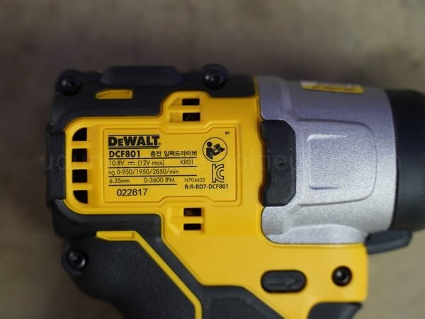 Thông số của máy vặn vít Máy vặn vít dùng pin Dewalt