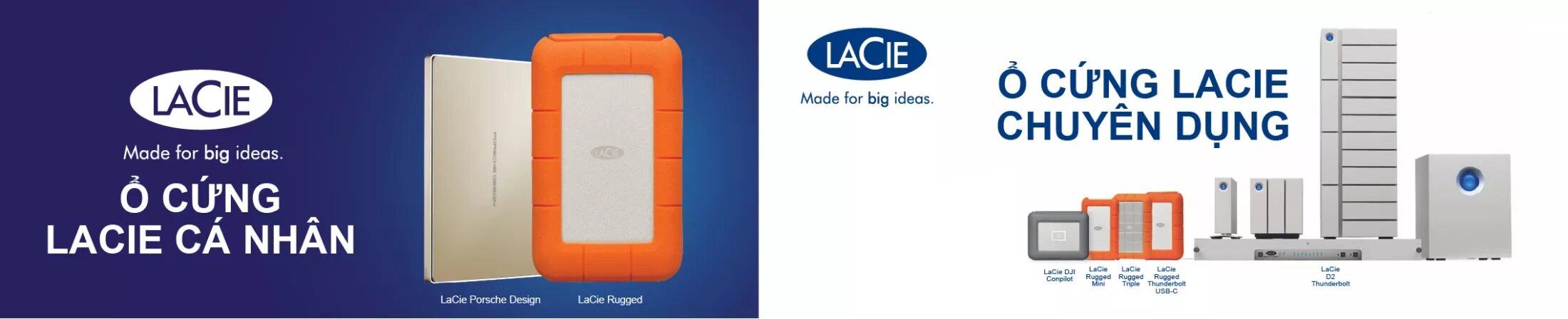 Ổ cứng gắn ngoài  USB-C 2.5 inch Lacie Munich Mobile Drive