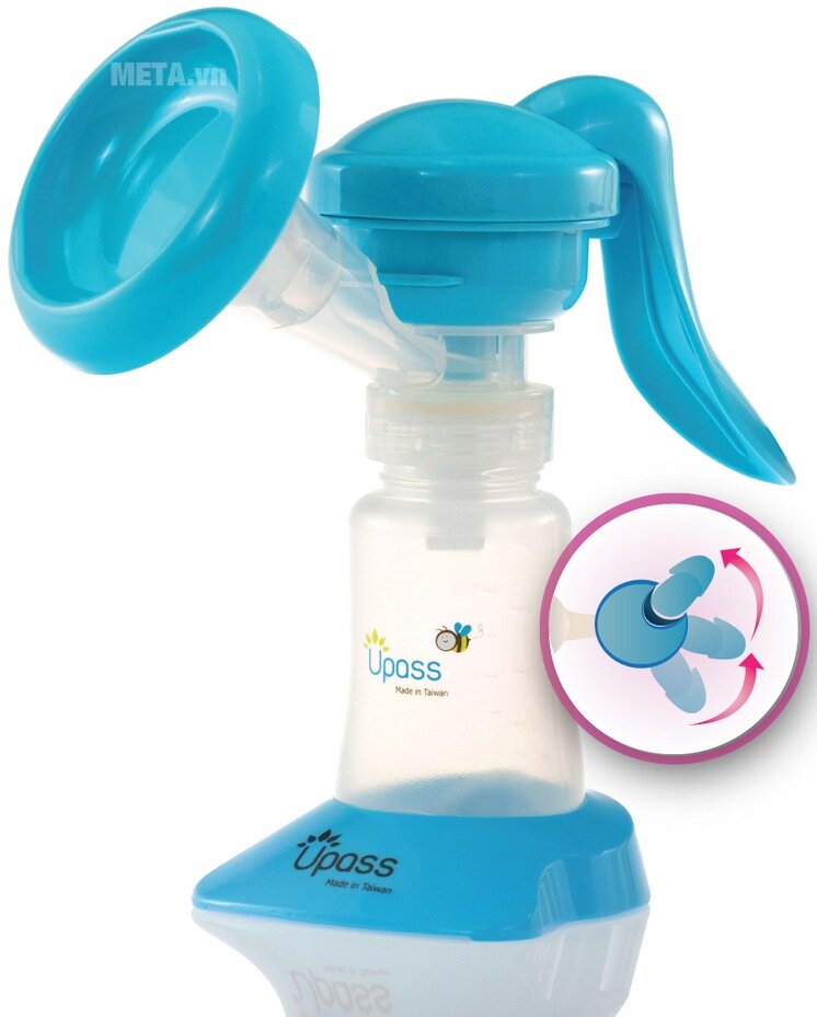 Máy hút sữa tay thông minh có mát xa silicone Upass UP1637