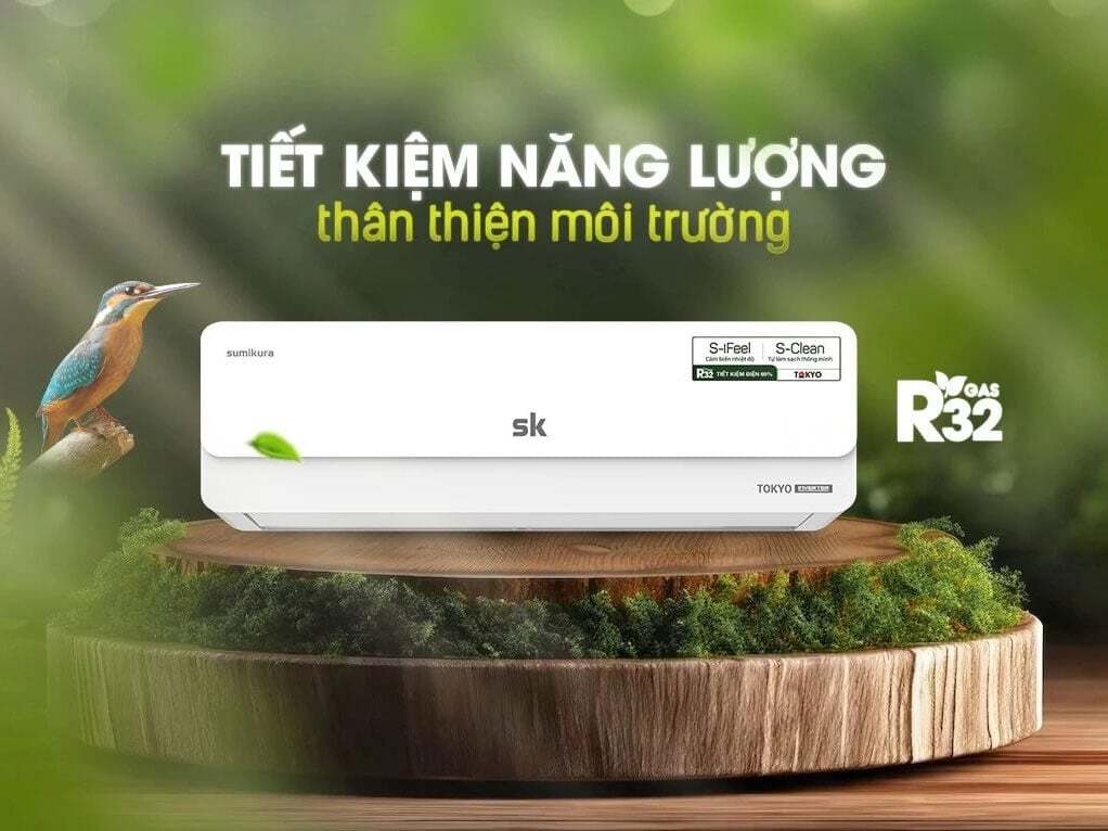 Điều hòa dùng gas R32 thân thiện với môi trường Điều hòa