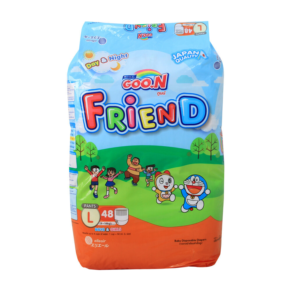  Bỉm - Tã quần Goon Friend size L - 48 miếng (cho bé 9 -14kg)