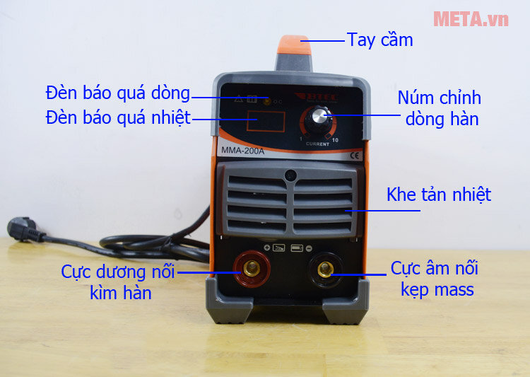 Máy hàn BTEC MMA 200A