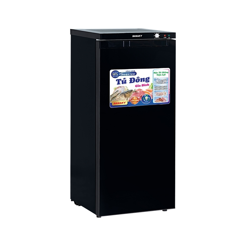 Tủ đông Sanaky inverter 5 ngăn 180 lít VH-180VD3