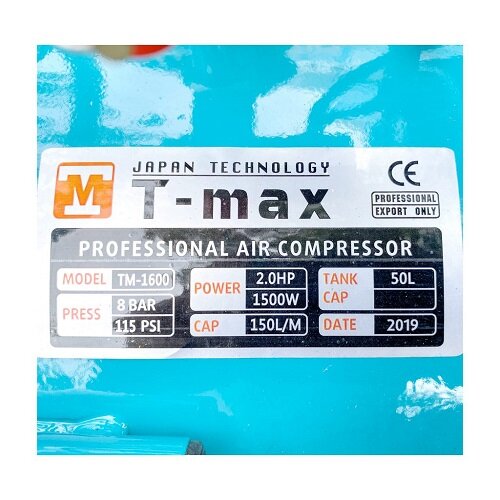 Máy nén khí không dầu T-Max TM-1600
