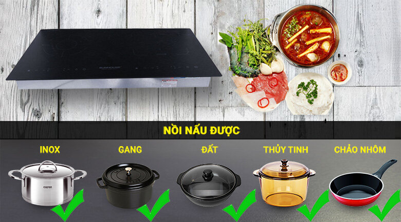 Bếp từ hồng ngoại Sunhouse SHB9104MT
