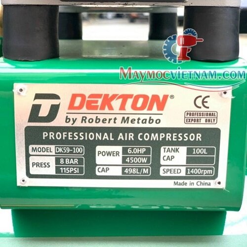 Máy Nén Khí Không Dầu Dekton DK59-100