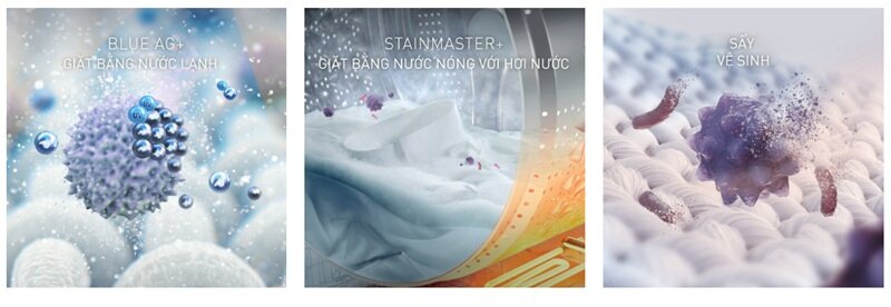 Máy giặt sấy Panasonic Inverter 11.5kg Sấy 7kg NA-S157FW1BV