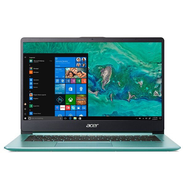 Laptop Acer Swift 1 SF114-32-P2SG NX.GZJSV.001 (Aqua)- Thiết kế đẹp, mỏng nhẹ hơn, cao cấp.