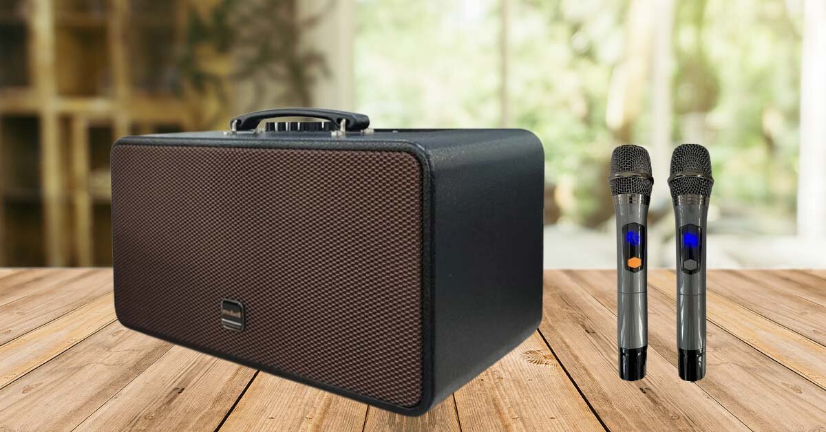 Loa xách tay karaoke Mobell MK-4026 có kiểu dáng thời thượng, hiện đại