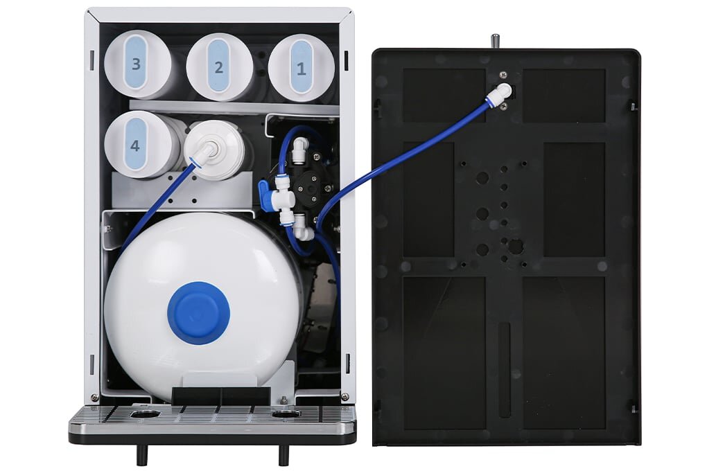 Máy lọc nước RO Kangaroo KG100MED được trang bị hệ thống 5 lõi lọc