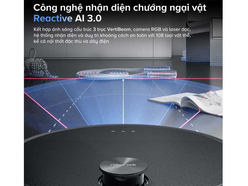 Roborock Saros 10 dễ dàng nhận diện các chướng ngại vật Roborock Saros 10 dễ dàng nhận diện các chướng ngại vật