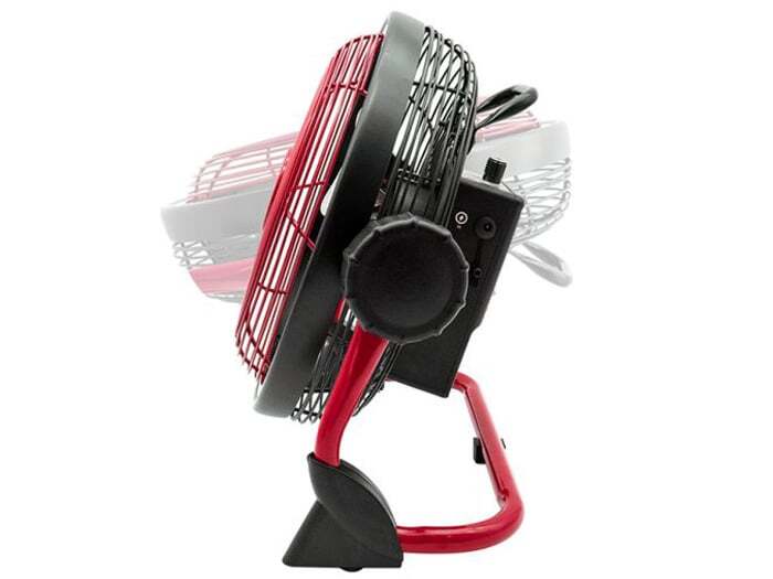 Lồng quạt dễ chỉnh xoay 360 độ Quạt sạc