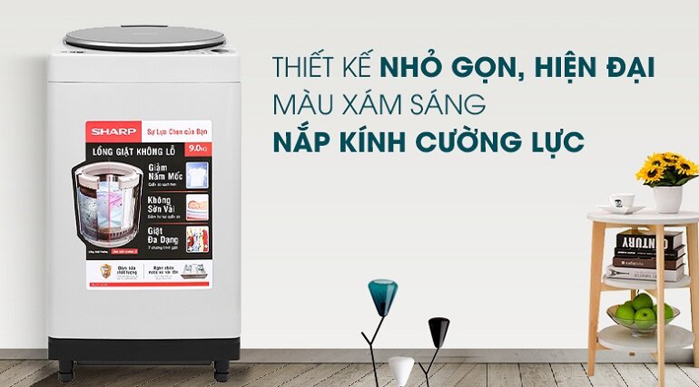 Máy giặt Sharp ES-W90PV-H - 9 kg