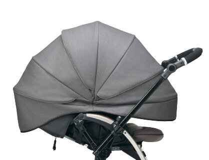 Xe đẩy Combi Umbretta Premium màu ghi chống thấm nước