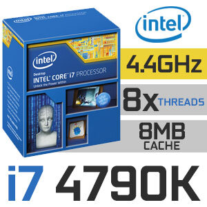 Bộ vi xử lý - CPU Core i7 4790K - 4.4GHz - 8MB Cache
