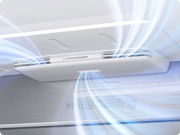Samsung Multi Door Bespoke RF65DB990012SV còn được tích hợp hệ thống lọc UV tiên tiến
