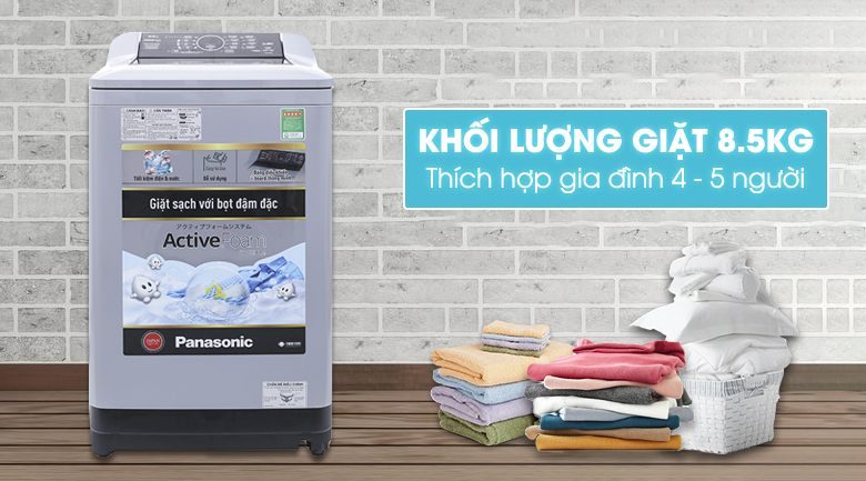 Máy giặt Panasonic 8.5 kg NA-F85A4GRV Máy giặt Panasonic 8.5 kg NA-F85A4GRV