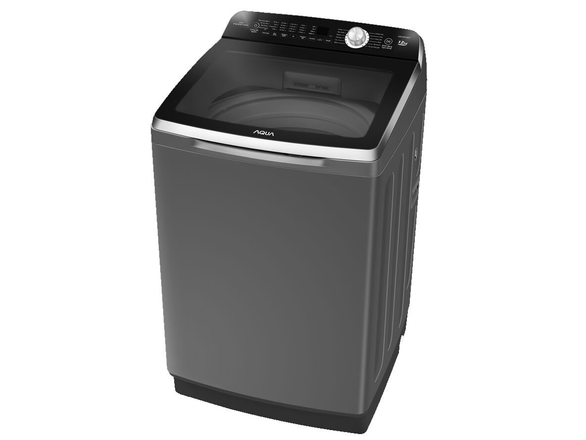 Máy giặt lồng đứng Aqua AQW-DR120CT(S) thiết kế sang trọng Máy giặt lồng đứng Aqua AQW-DR120CT(S) thiết kế sang trọng