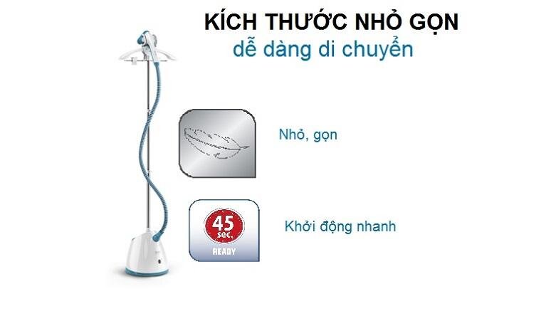 Bàn ủi hơi nước cầm tay dạng đứng Tefal IT2460E0| Kích thước nhỏ gọn