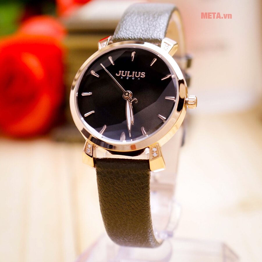 Đồng hồ nữ Hàn Quốc Julius JA-1158 dây da