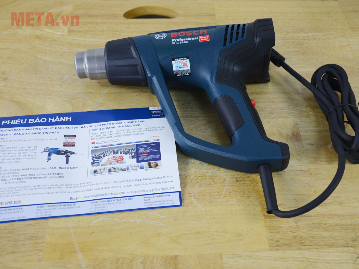 Máy thổi hơi nóng Bosch GHG 18-60