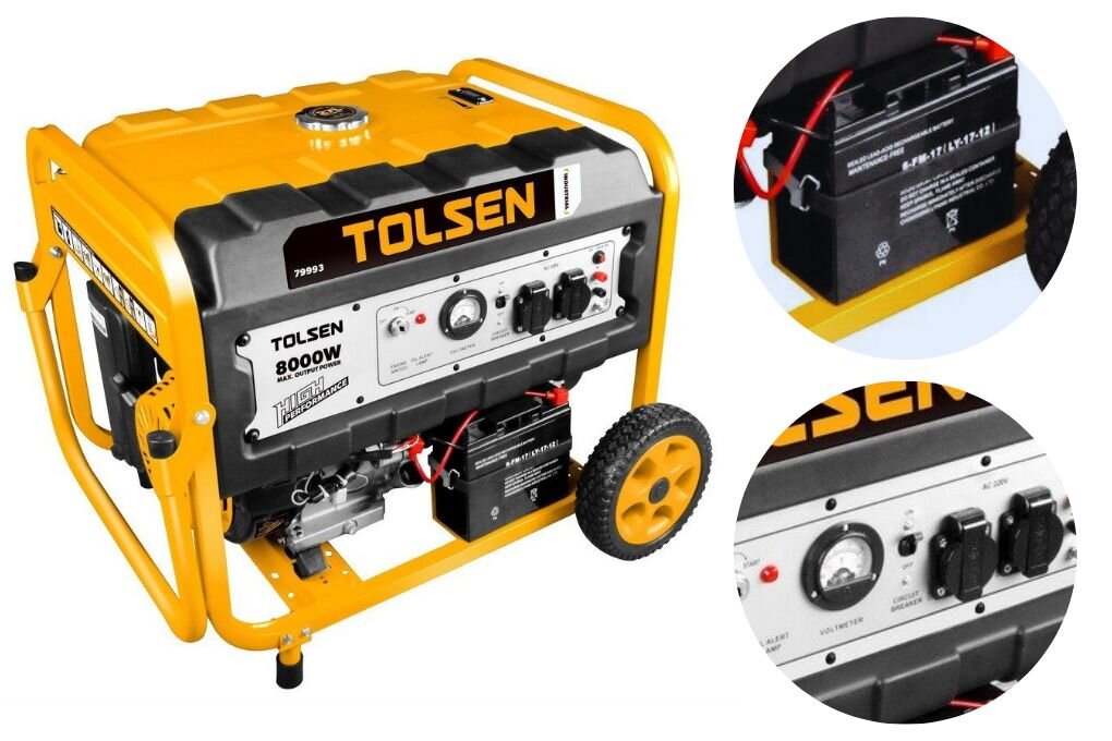 Máy phát điện chạy xăng Tolsen 79993