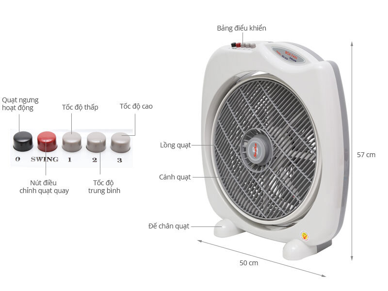 Quạt bàn CHD Senko BD850 Quạt bàn CHD Senko BD850