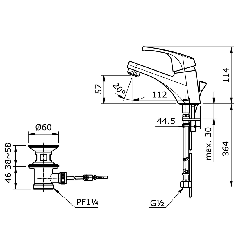 Vòi chậu lavabo TOTO TX108LDN