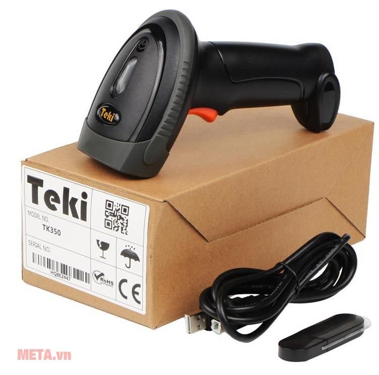 Máy quét mã vạch không dây 2D TEKI TK350 Máy quét mã vạch không dây 2D TEKI TK350