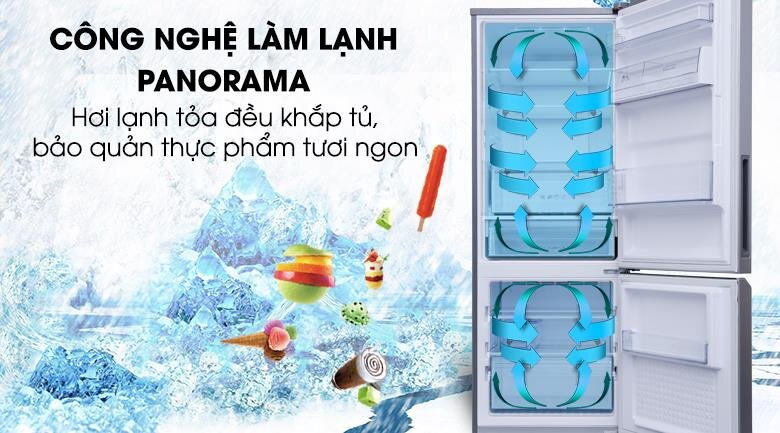 Tủ lạnh Panasonic NR-BV329QSV2 - 290Lít Inverter Cấp đông mềm