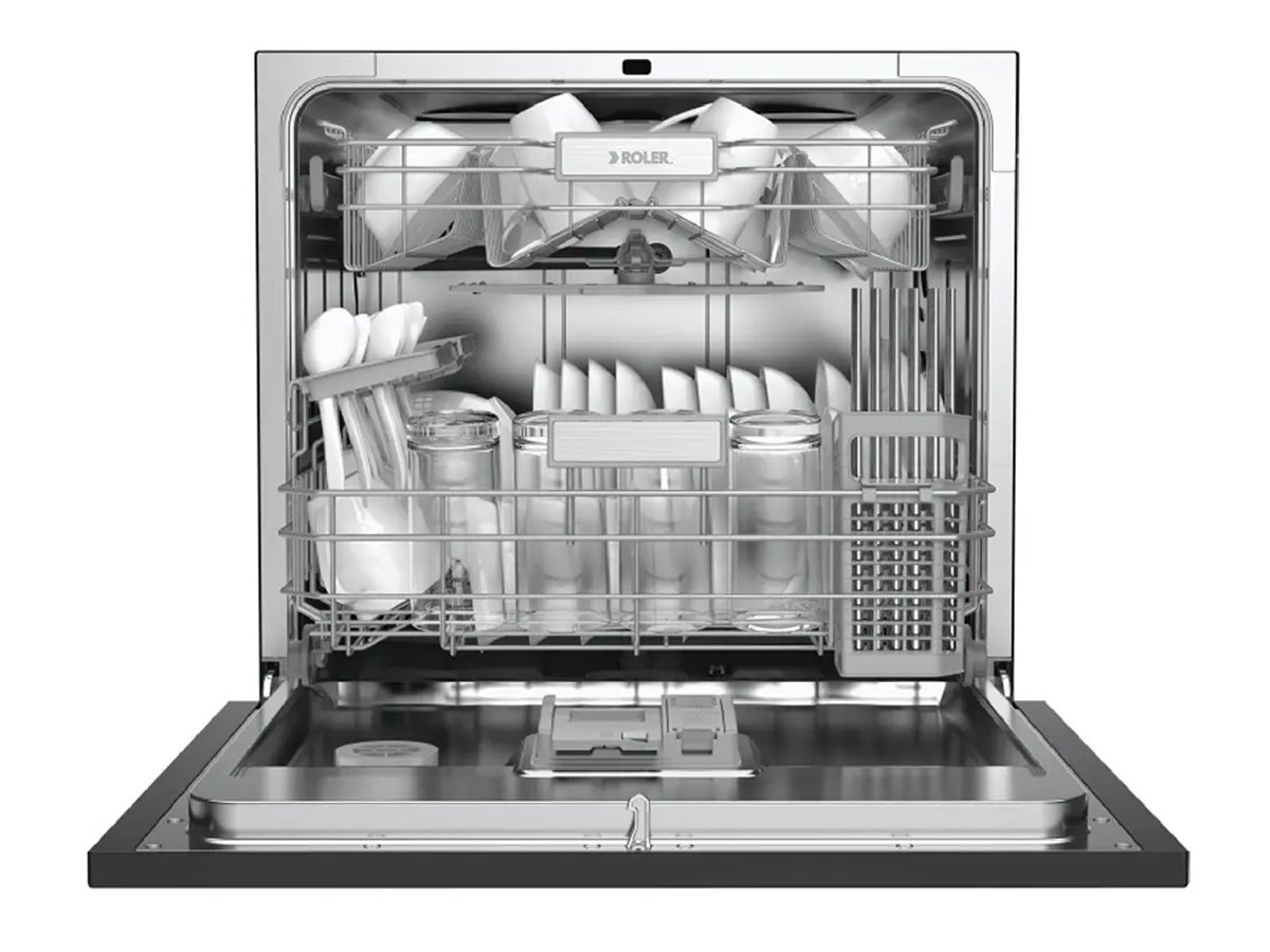 Thiết kế bên trong máy rửa bát 