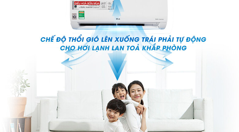 Điều hòa 2 chiều Inverter LG B13END 12.000BTU Dual Cool