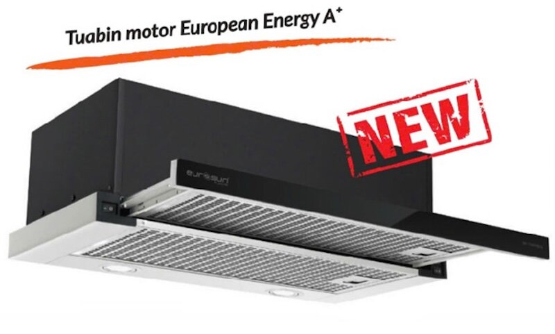 Máy hút mùi Eurosun EH-70AF85GL sở hữu công suất hút ấn tượng lên đến 850 m³/h