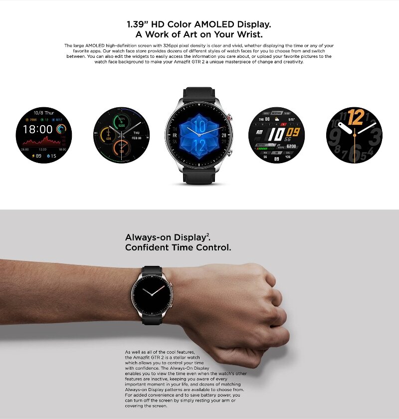 đồng hồ amazfit gtr 2