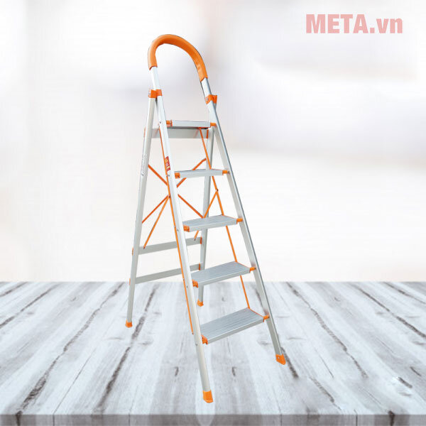 Thang nhôm ghế Hakawa HK-005B (Màu bạc)