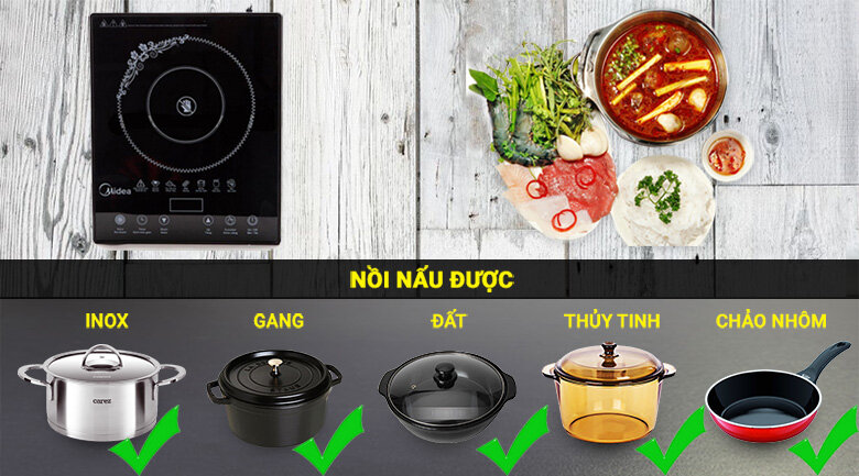 Bếp hồng ngoại Midea MIR-T2013DA Bếp hồng ngoại Midea MIR-T2013DA