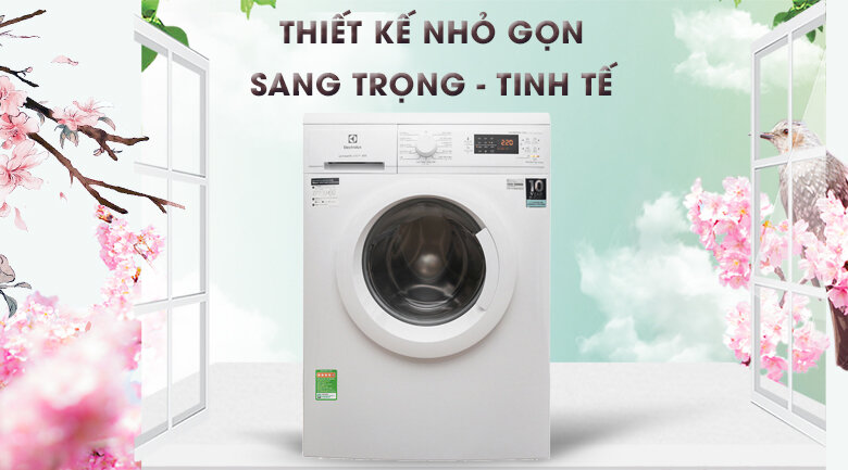 Máy giặt Electrolux EWF7525DGWA - cửa trước, inverter, 7.5kg