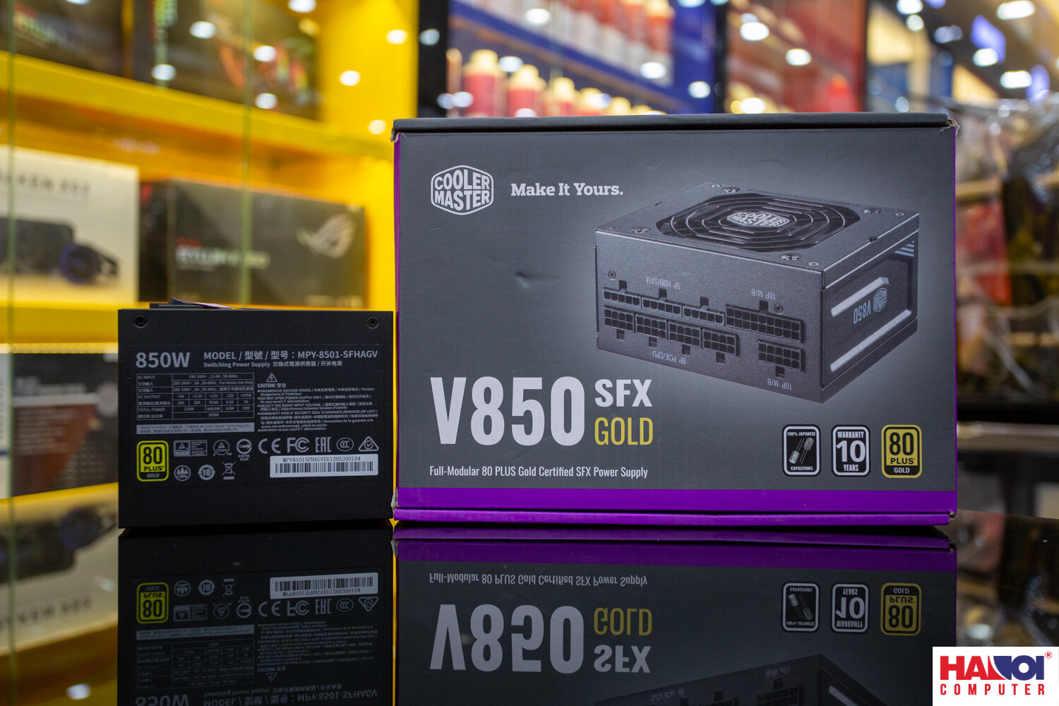 Nguồn máy tính Cooler Master 850W V SFX Gold (80 Plus Gold/Màu Đen) 