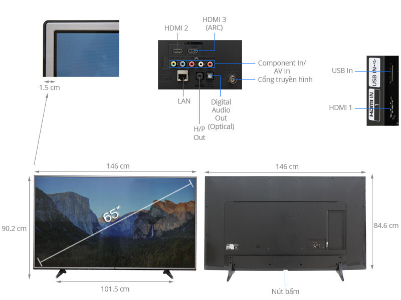 Smart Tivi LG 65 inch 65UH617T Smart Tivi LG 65 inch 65UH617T