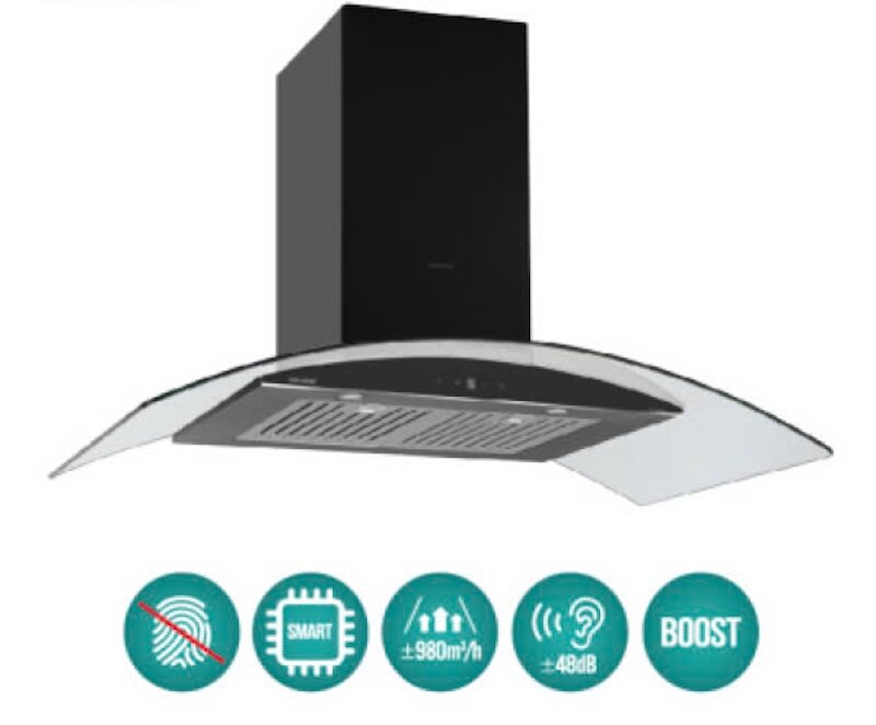 Máy hút mùi GrandX GX-H70C55/H70C55B sở hữu thiết kế âm tủ thông minh