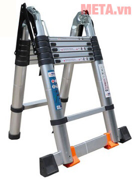 Thang nhôm rút đôi chữ A Hakawa HK-238