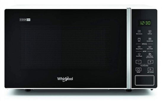 Hình ảnh lò vi sóng kết hợp nướng Whirlpool MWP203WV 20 lít