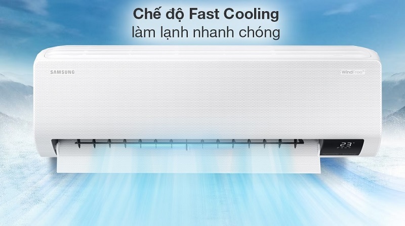 Điều hòa Samsung Inverter 18000 BTU 1 chiều AR18CYFCAWKNSV gas R-32 4 Điều hòa Samsung Wind-Free Inverter 18000 BTU AR18CYFCAWKNSV công suất làm mát
