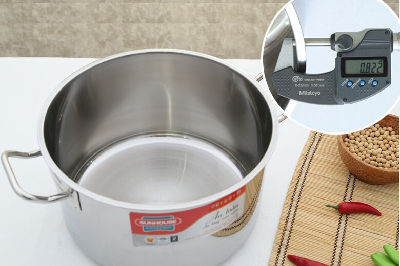 Nồi inox đáy từ 28 cm Sunhouse SHG28S Nồi inox đáy từ 28 cm Sunhouse SHG28S