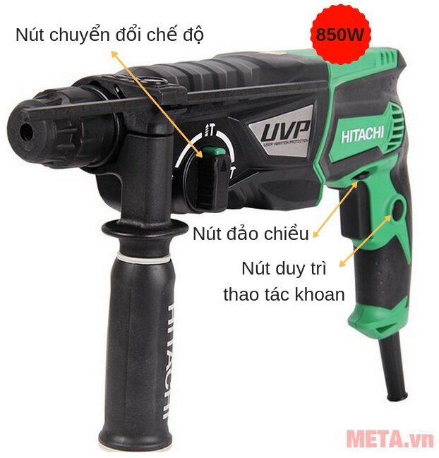 Máy khoan động lực Hitachi DH28PCY 850W